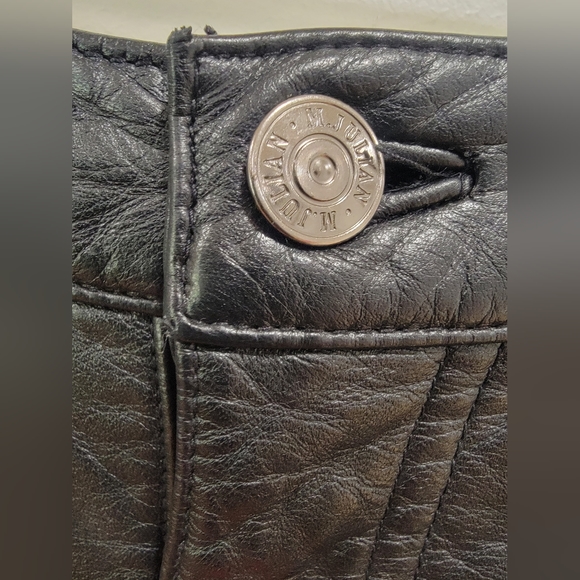 Wilsons Leather Pants Women's 34 Black Casual Lined Cargo Pocket Pants - Picture 6 of 9